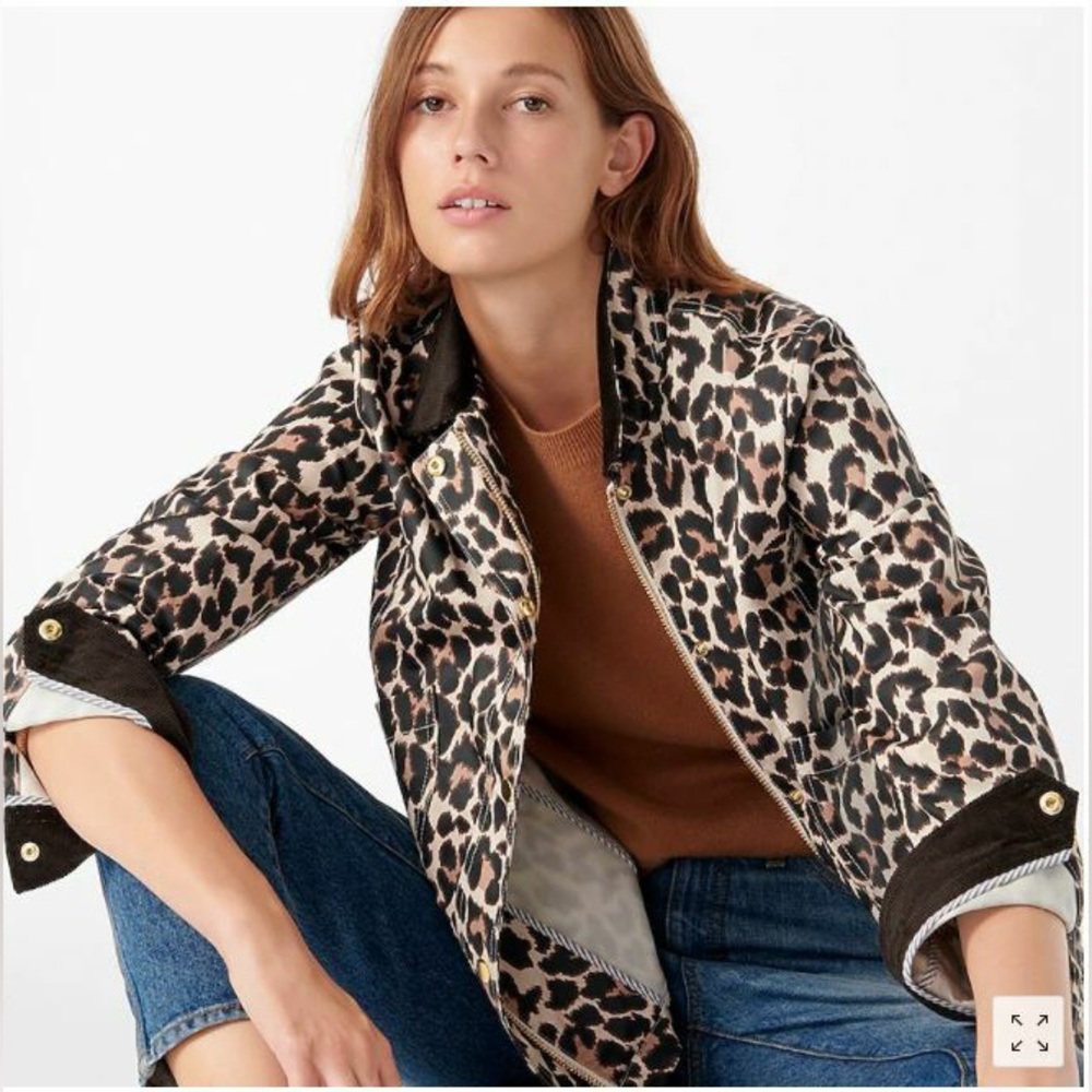 J. Crew Leopard Print Jacket